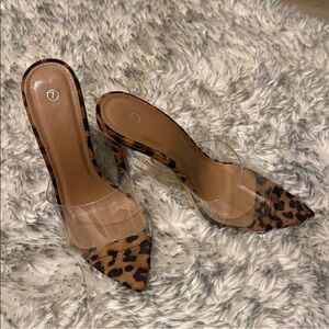 Leopard Print Women's Heels